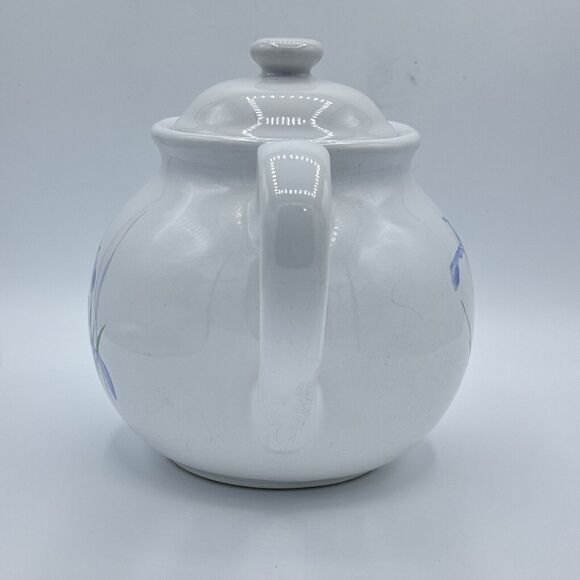 Corelle Coordinates Stoneware Shadow Iris Teapot - Picture 4 of 8